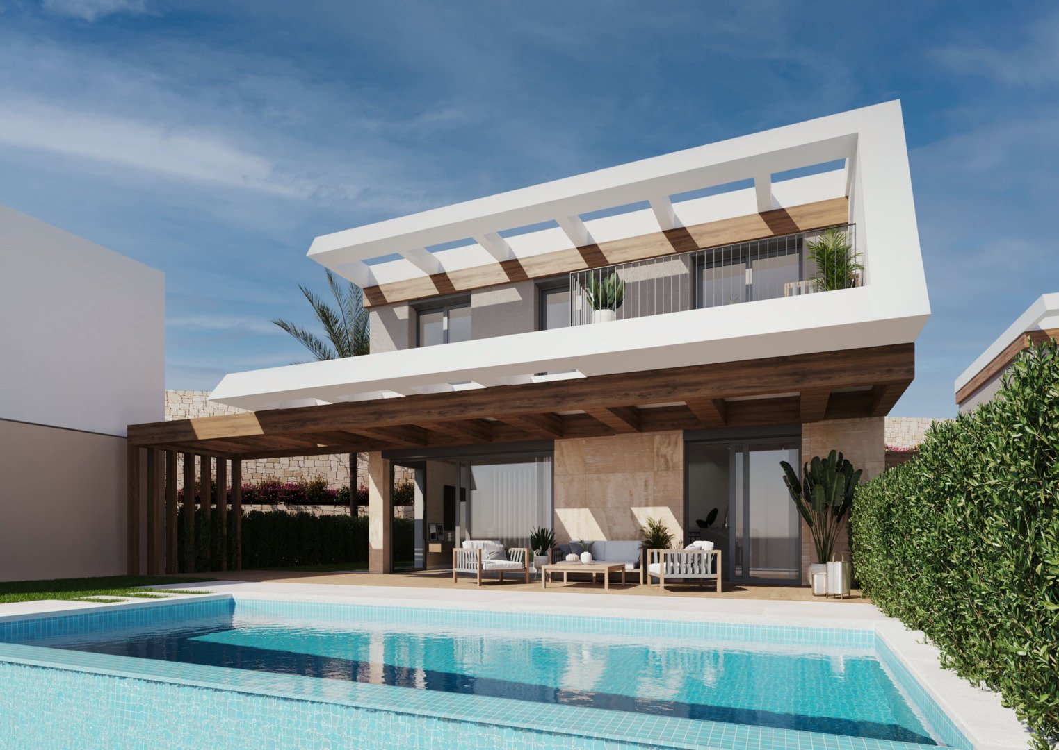Introducing a new villa with sea and mountain views in the city of Polop. The Bay View complex is located in Polop de la Marina (Costa Blanca). Polop 