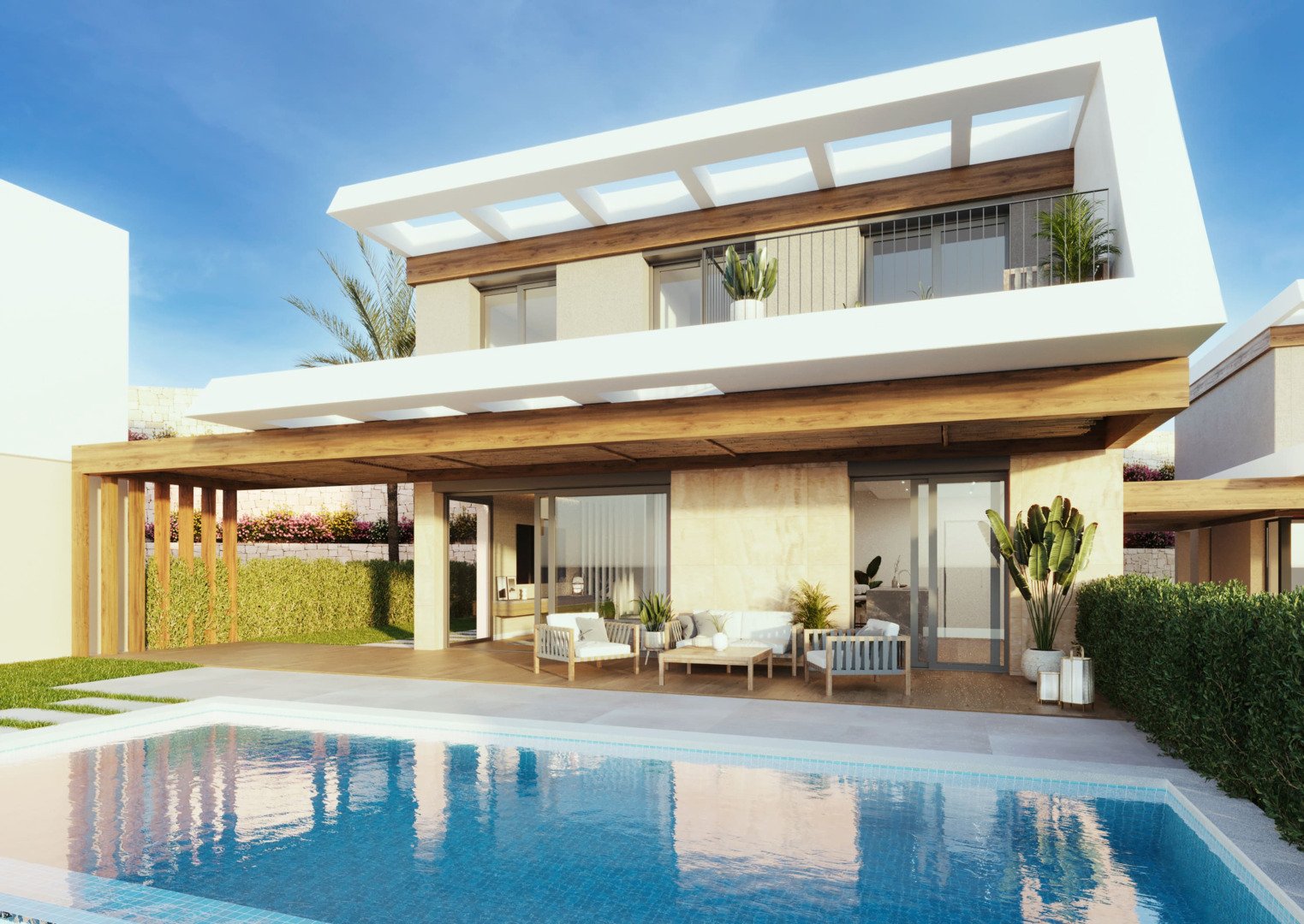Introducing a new villa with sea and mountain views in the city of Polop. The Bay View complex is located in Polop de la Marina (Costa Blanca). Polop 