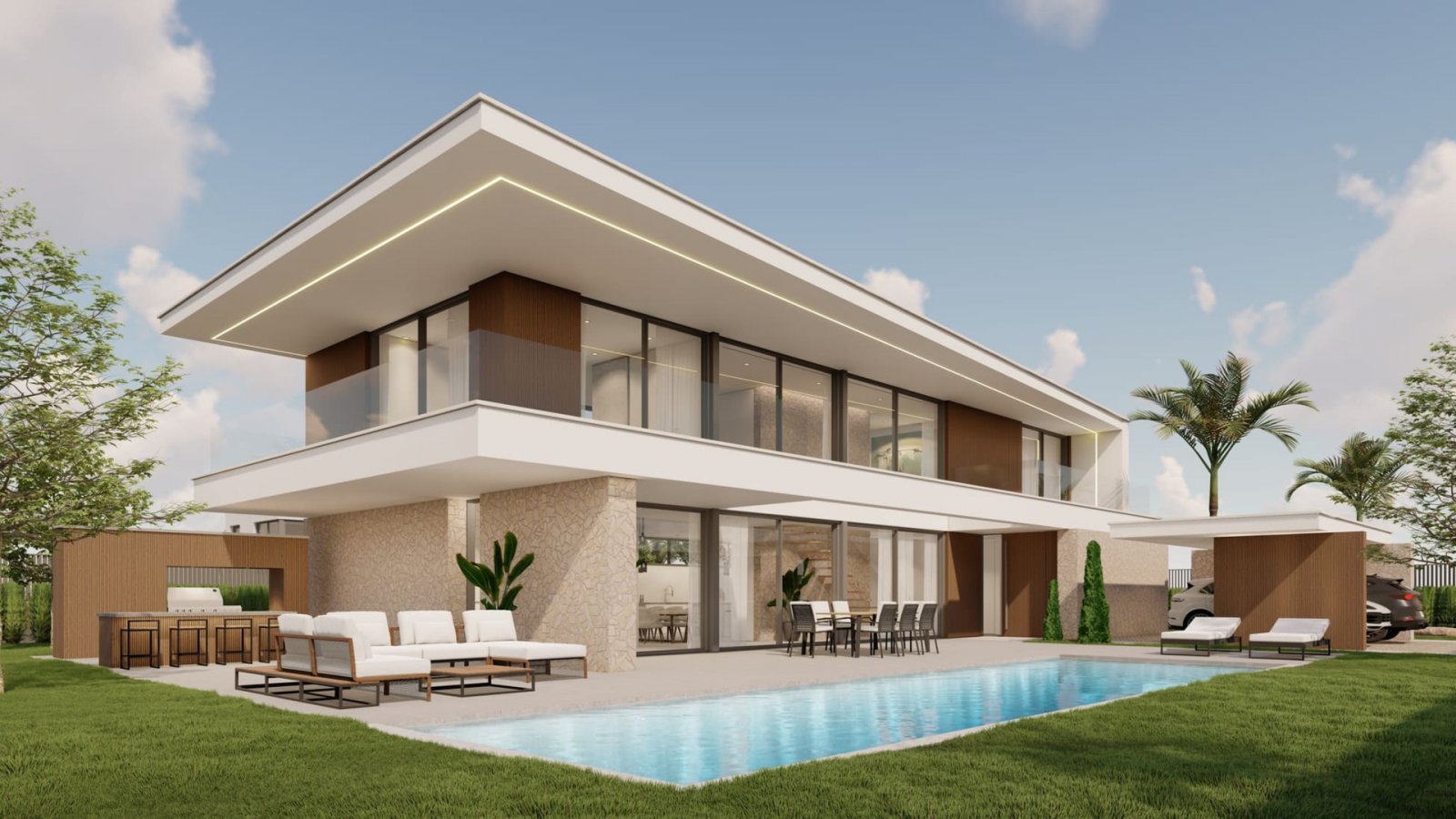 Introducing a modern villa on the coast of the Mediterranean Sea in Cabo Roig.Cabo Roig is a picturesque resort area, part of the Spanish Costa Blanca