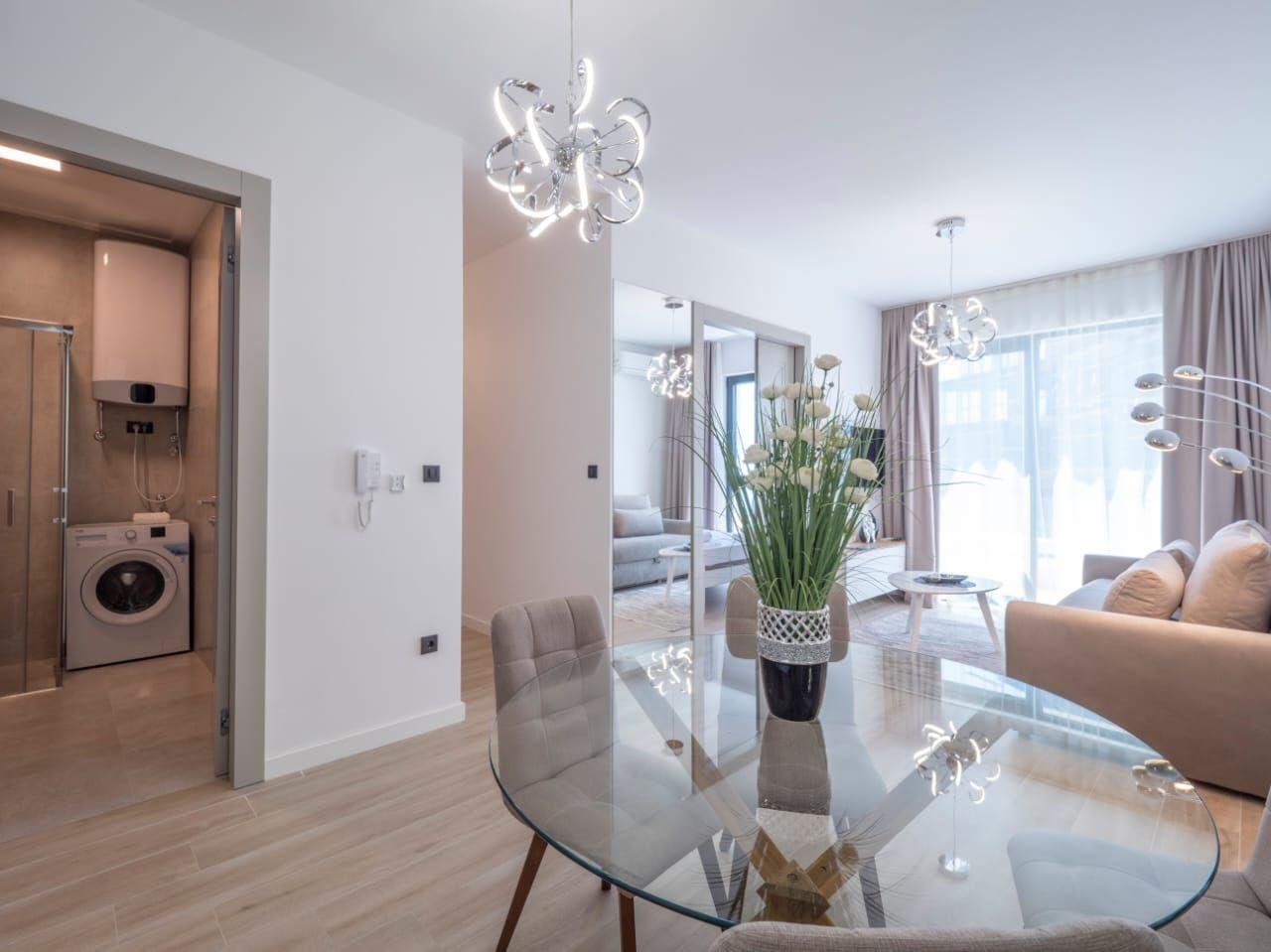 ‍‍LOCATIONThis apartment is located in Becici, Budva Municipality, 4km away from the city center. The sea and the beach are 40m away from the apart...