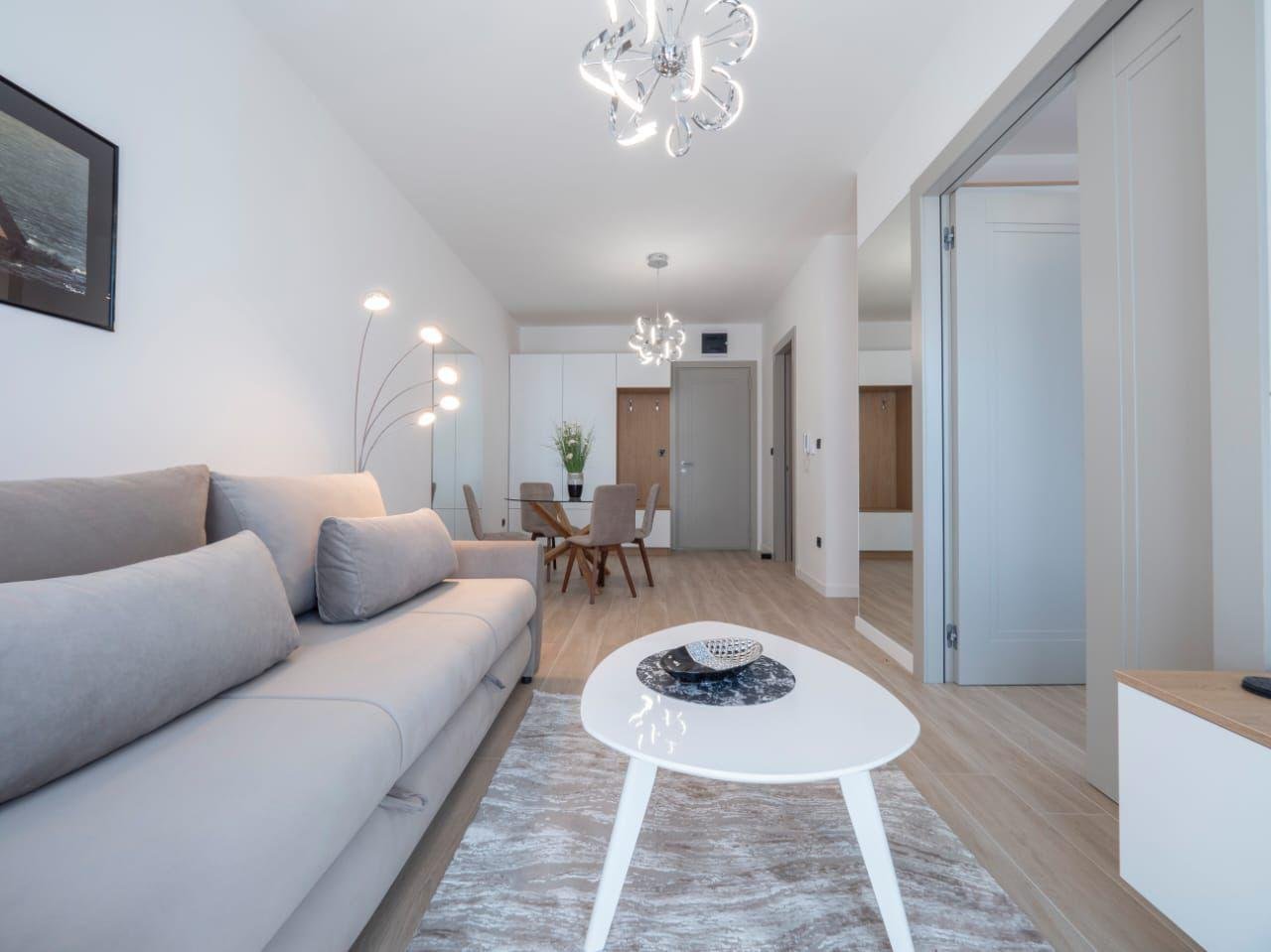 ‍‍LOCATIONThis apartment is located in Becici, Budva Municipality, 4km away from the city center. The sea and the beach are 40m away from the apart...