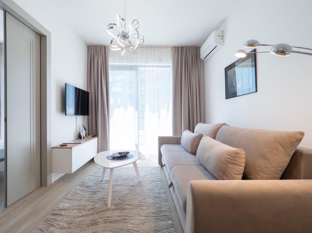 ‍‍LOCATIONThis apartment is located in Becici, Budva Municipality, 4km away from the city center. The sea and the beach are 40m away from the apart...