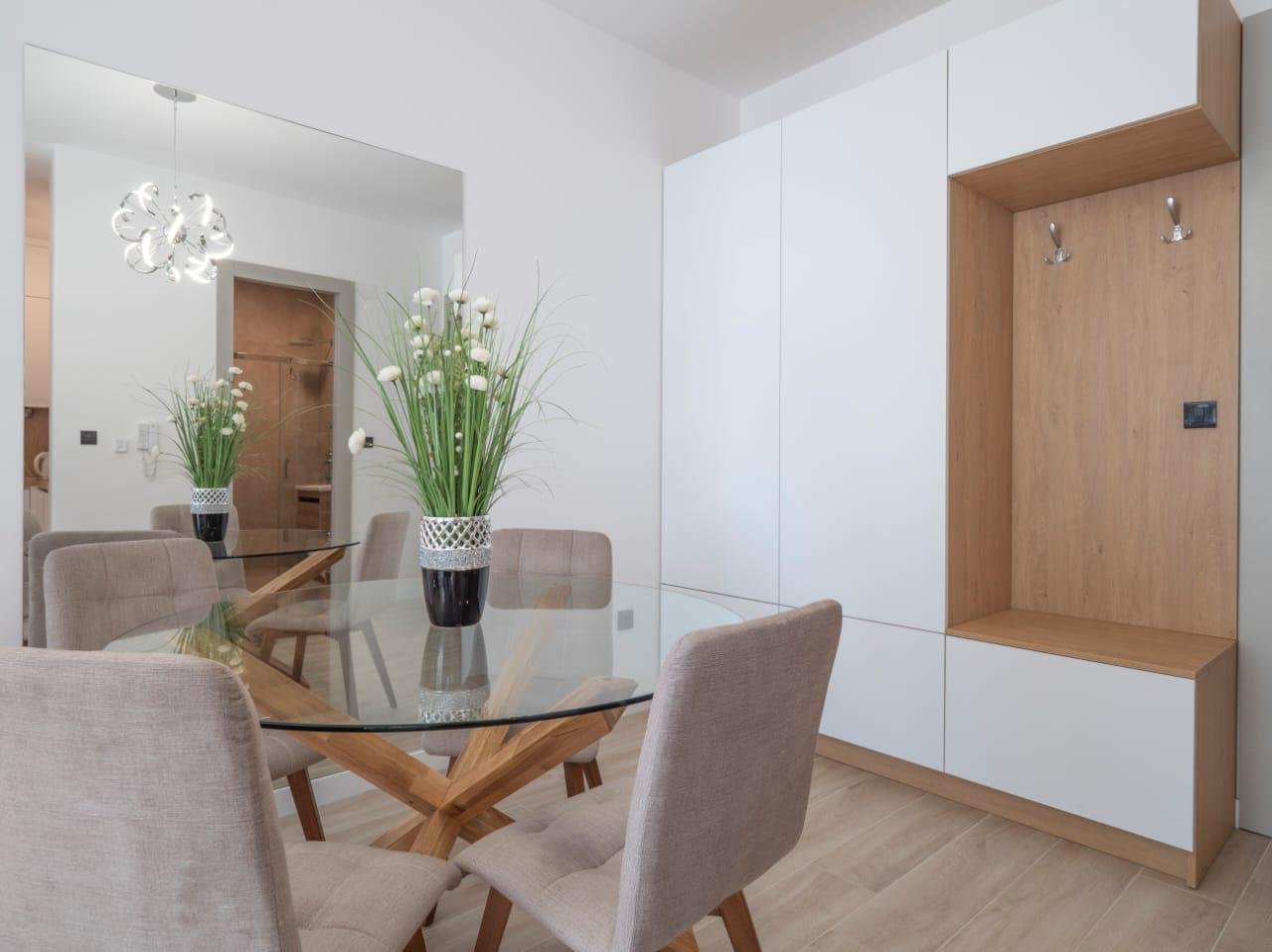 ‍‍LOCATIONThis apartment is located in Becici, Budva Municipality, 4km away from the city center. The sea and the beach are 40m away from the apart...