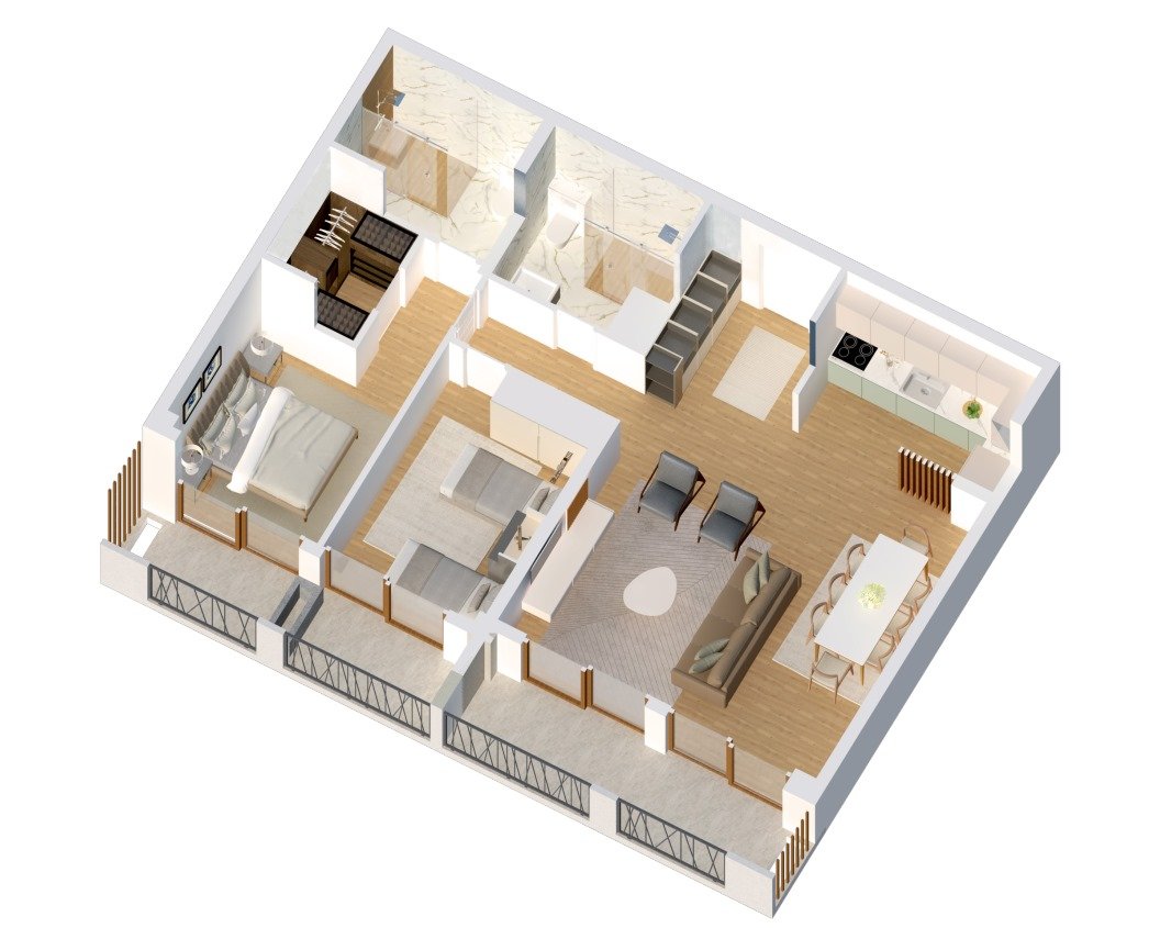 LOCATIONThis apartment is located in Tivat Municipality, 2km away from the city center, 2km away from Porto Montenegro and 550m away from the bus s...