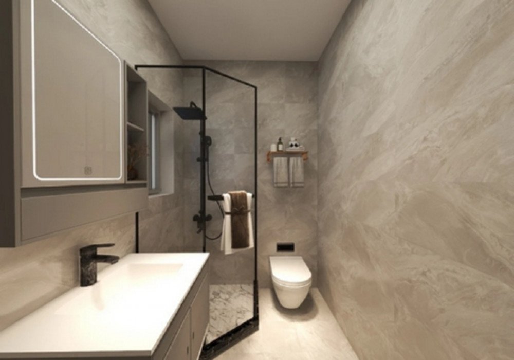 Tivat. A new multi-apartment residential complex with two outdoor pools in the immediate vicinity of the city center, surrounded by greenery and in th