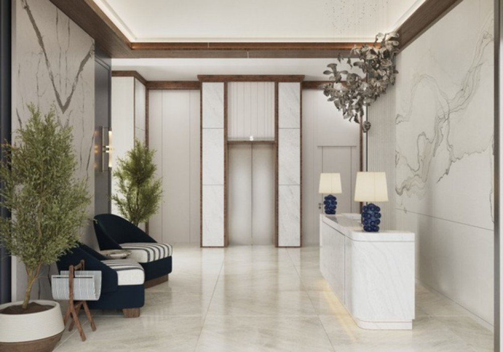 A residential complex with a condo hotel.Start of construction - 01.11.2024Completion of the construction of the first phase - buildings A and D - ...