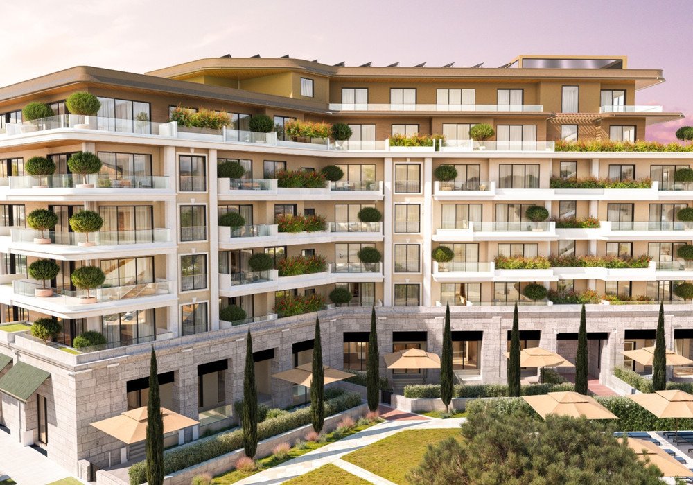 A residential complex with a condo hotel.Start of construction - 01.11.2024Completion of the construction of the first phase - buildings A and D - ...