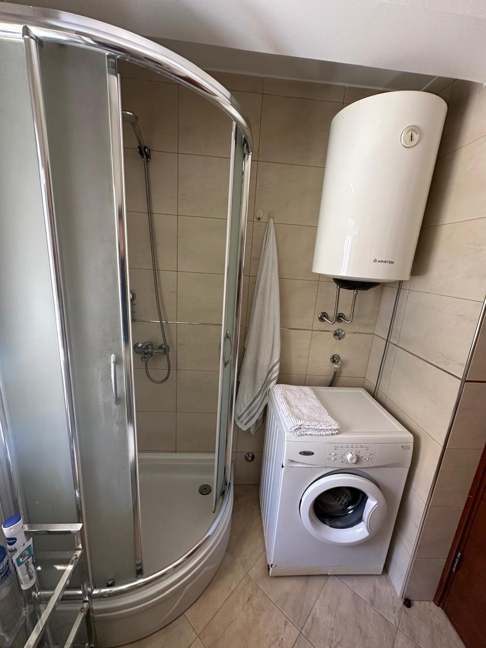 ‍LOCATIONThis two bedroom apartment is located in the urban part of Budva a couple of minutes away from the center by car. The sea and the beach ar...