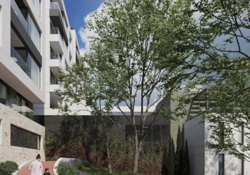 Tivat. A new multi-apartment residential complex with two outdoor pools in the immediate vicinity of the city center, surrounded by greenery and in th