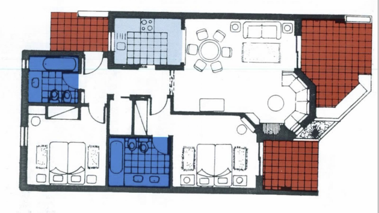 Diese 2-Zimmer-Wohnung befindet sich in einer privaten Wohnanlage in Albufeira und bietet verschiedene schöne Pools, weitläufige Landschaftsgärten, Te