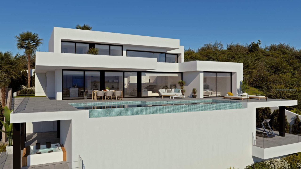 Villa La Isla, modernen Luxe Woning zum verkauf in Cumbre del Sol, Benitachell (Nord Costa Blanca, Spanien). Ausgezeichneter Standort, shöne Meerblick 