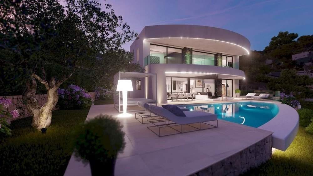 Luxurious new build villa for sale  in the sought after are of Benimeit in Moraira.

Stylish design and a very complete package to meet the expectatio