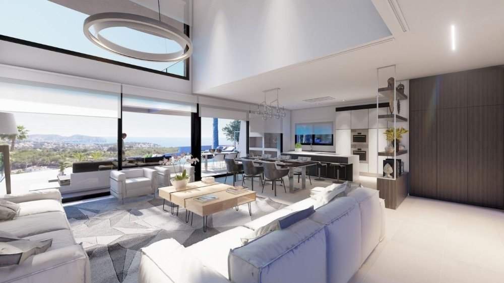 Luxurious new build villa for sale  in the sought after are of Benimeit in Moraira.

Stylish design and a very complete package to meet the expectatio