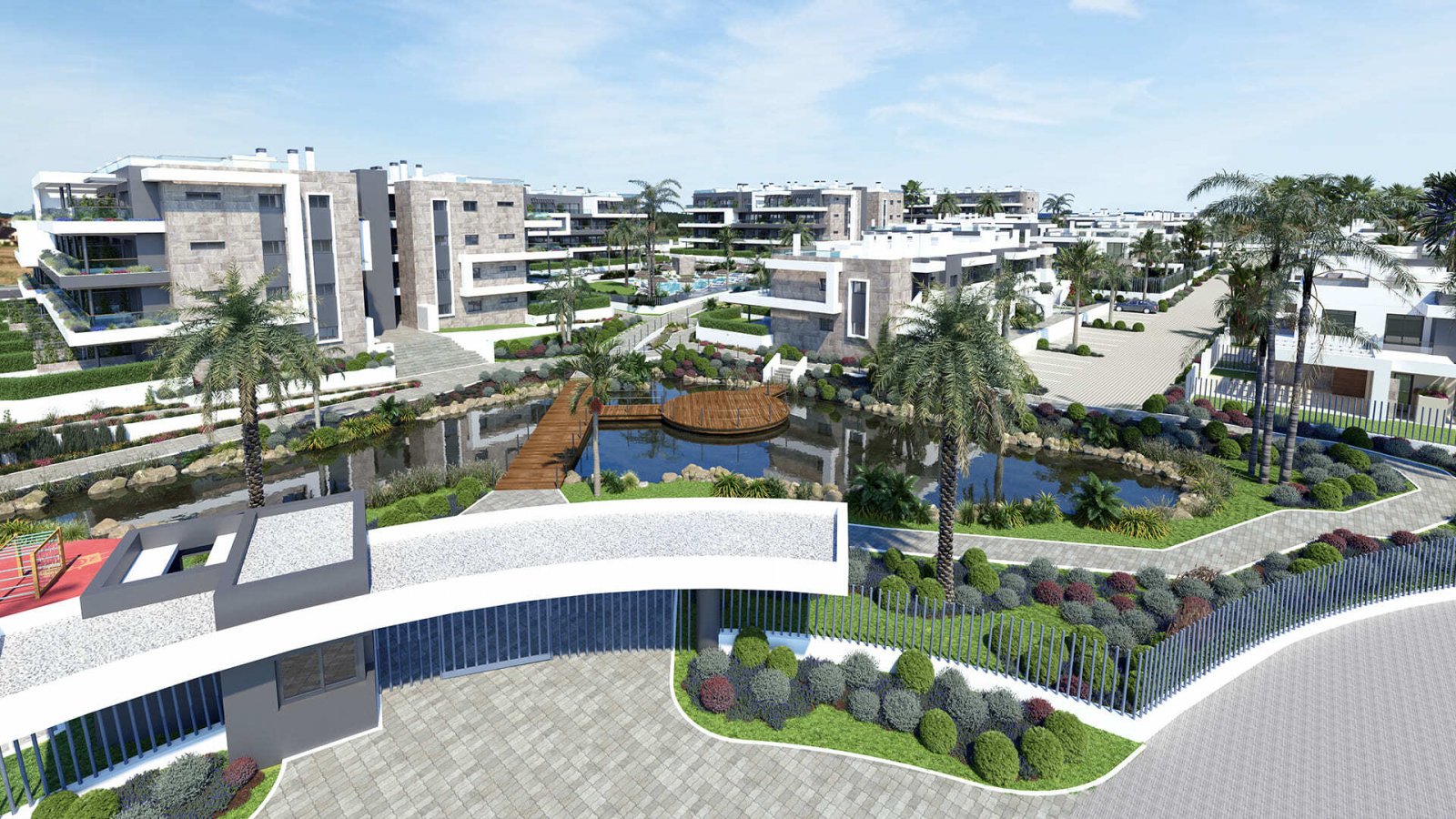Introducing apartments in the premium class residential complex Lagoons Village Laguna Rosa.Torrevieja is a popular Spanish resort town and municipali