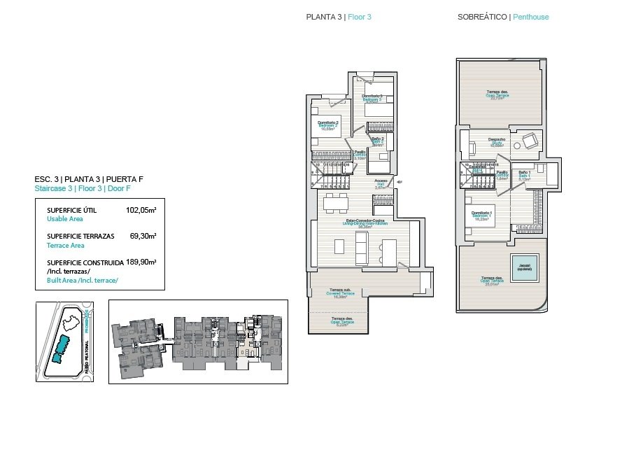 Villajoyosa: For sale is a new penthouse in a unique residential complex in the city of Villajoyosa. Villajoyosa is a picturesque new district on the Costa Blanca  
