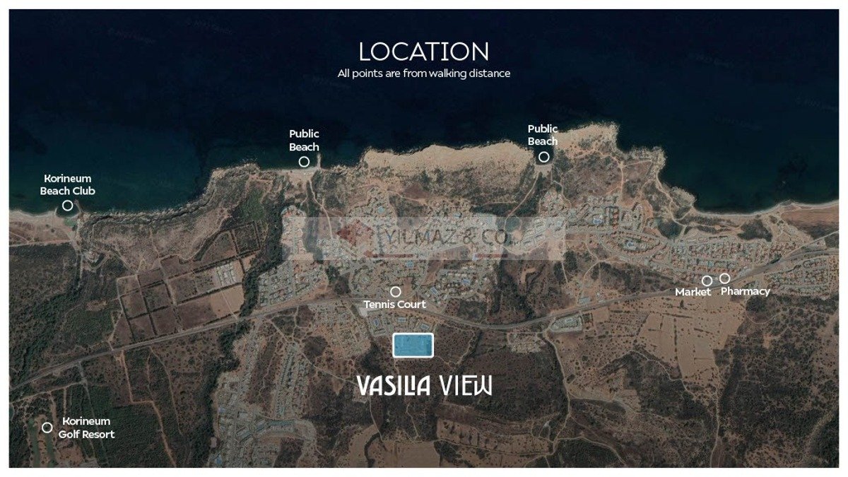 FERTIG AUG 2023 / 3+1 Gartenwohnung mit eig. Pool in Kyrenia - Esentepe - ALAGADI+KORENIUM BEACH