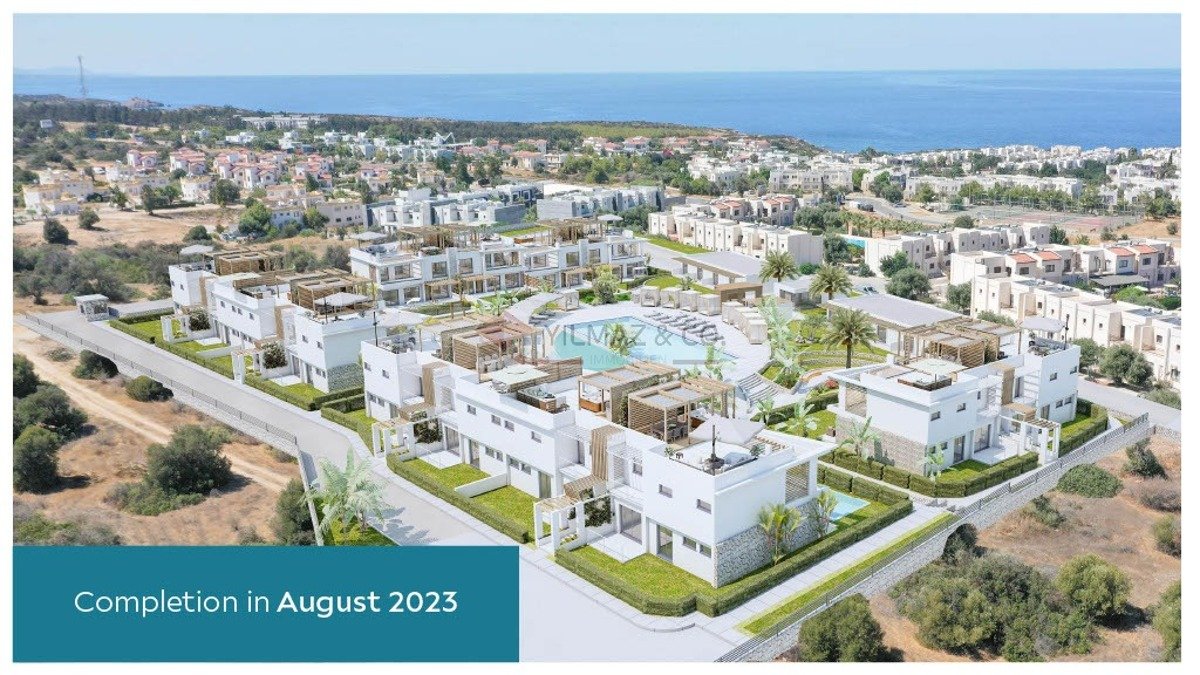 FERTIG AUG 2023 / 3+1 Gartenwohnung mit eig. Pool in Kyrenia - Esentepe - ALAGADI+KORENIUM BEACH