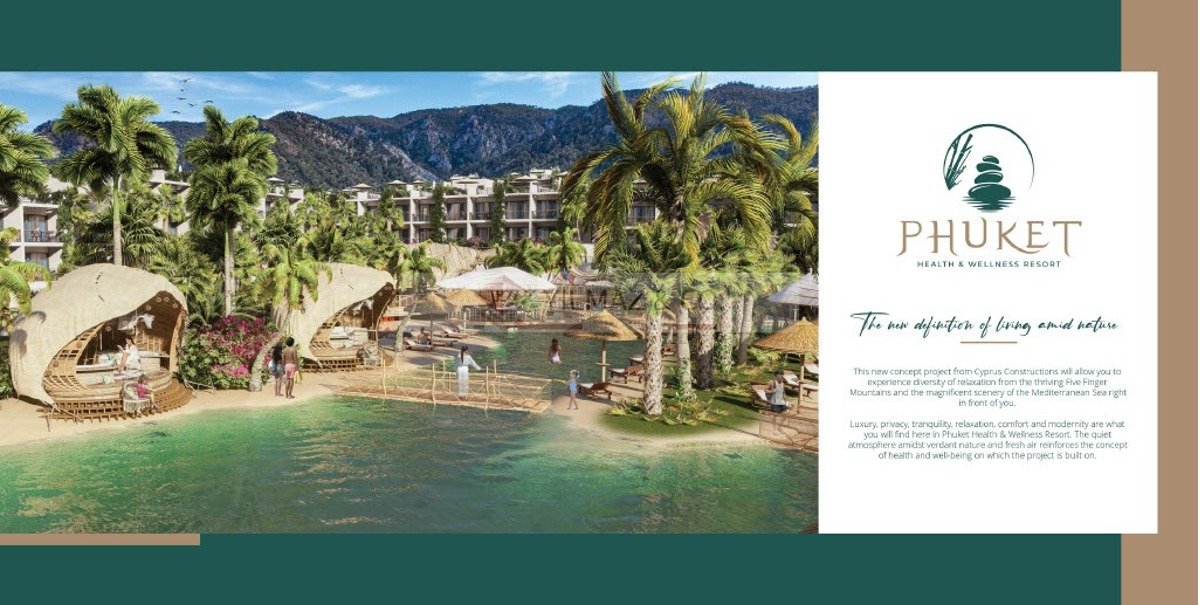 Kyrenia: Penthouse-Studio-Ferienwohnung in der einzigartigen "PHUKET GESUNDHEIT & WELLNESS RESORT" 