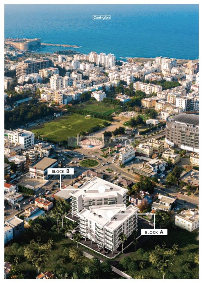 Kyrenia: Nagelneues Projekt "PARK AVENUE" mit Wohn-Apartments und Gewerbe-Apartments im Zentrum von Kyrenia 