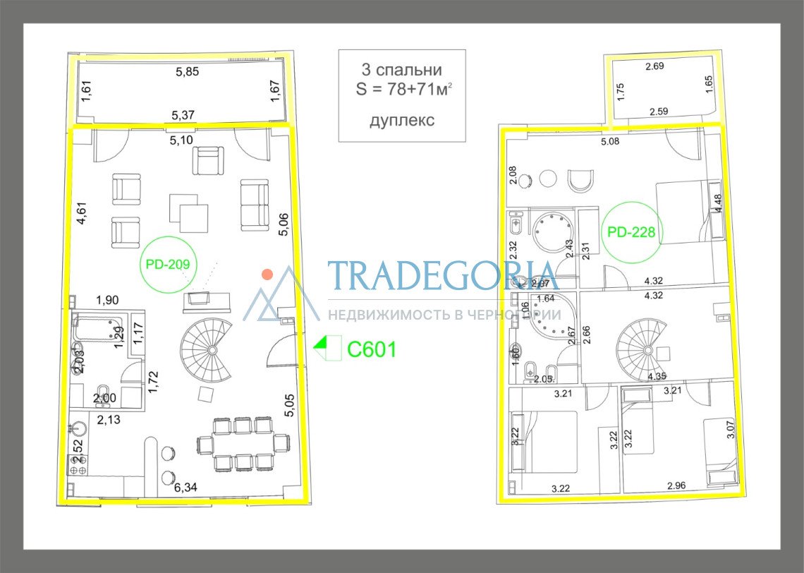 <h2>description</h2><div>Premium class duplex apartment with panoramic sea view, Budva. Apart-hotel in the main tourist location of Montenegro, 5 minu