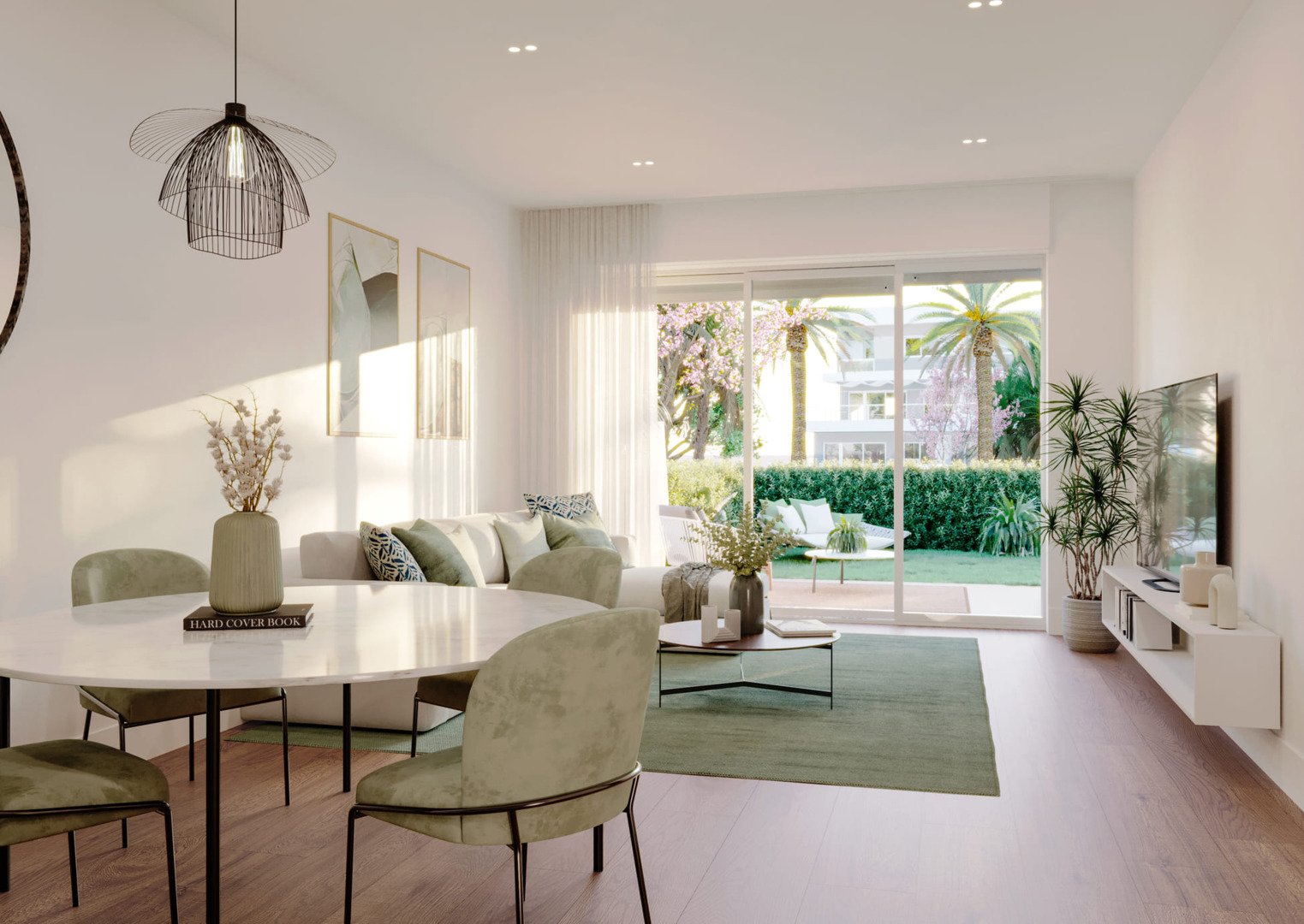 We present apartments in a beautiful residential complex in the suburb of Alicante in the town of Monforte del Cid.Monforte del Cid is the perfect tow