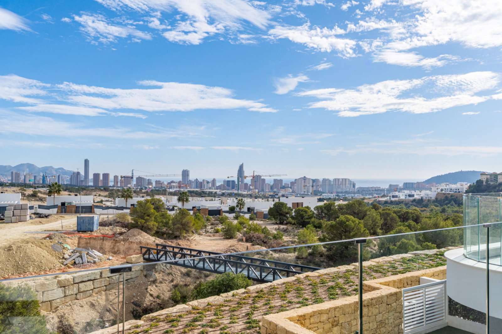 Modern apartments are offered for sale in a new gated residential complex located in the cozy Finestrat, a picturesque urbanization with sea views, ju