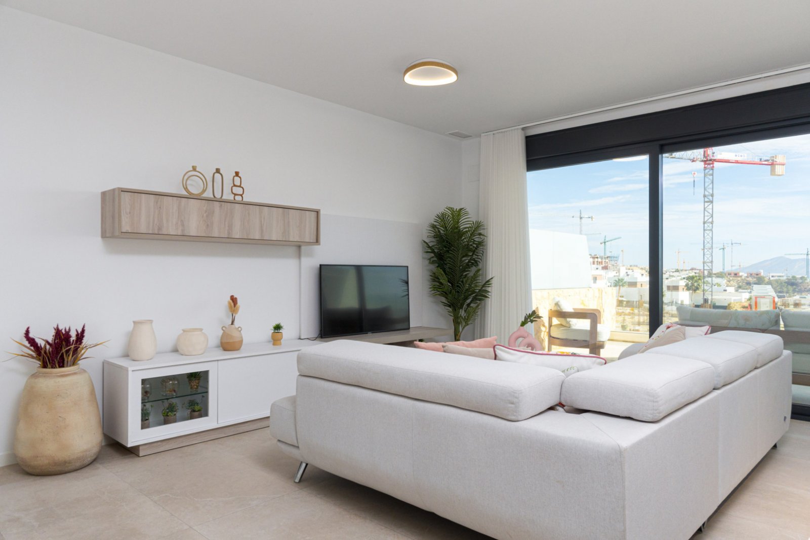 Modern apartments are offered for sale in a new gated residential complex located in the cozy Finestrat, a picturesque urbanization with sea views, ju