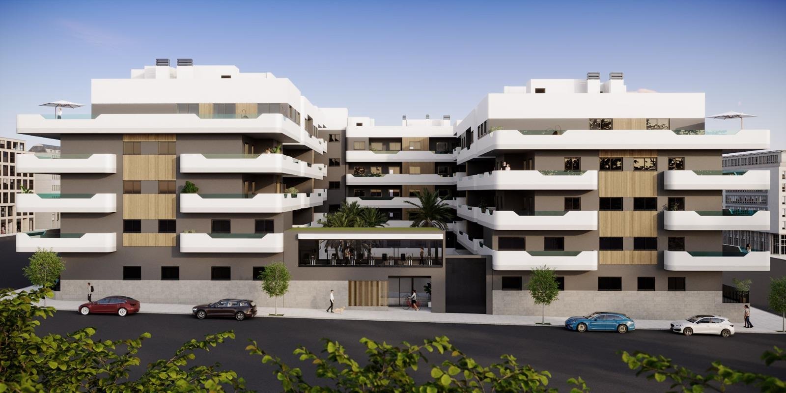 santa-pola:  Discover this spectacular apartment in the Eroski area of Santa Pola. With a total area of 106 m² and a spacious private terrace of 14 m² facing sout 
