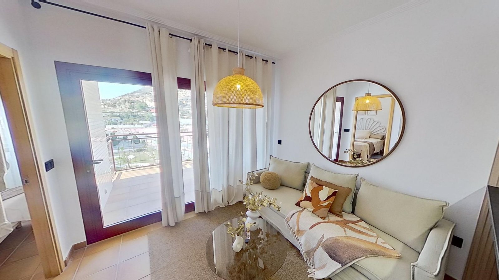 archena:  Lovely penthouse located in the area of La Morra of Archena, with a large terrace of 46m2 offering stunning clear views.This property has a double be 