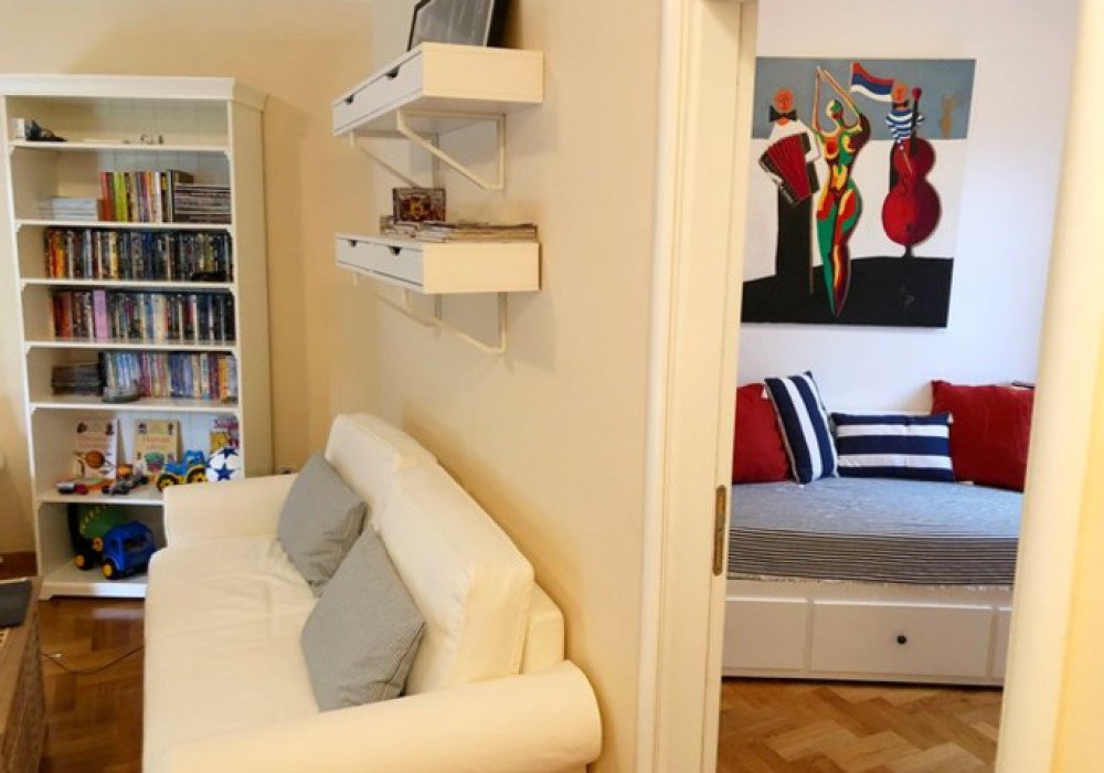 Floor - 2

Area: 60 sq.m., of which:

- living area - 47 sq.m., terrace area 13 sq.m.

Bedrooms: 2

Number of bathrooms: 1

Terraces: 1

The apartment