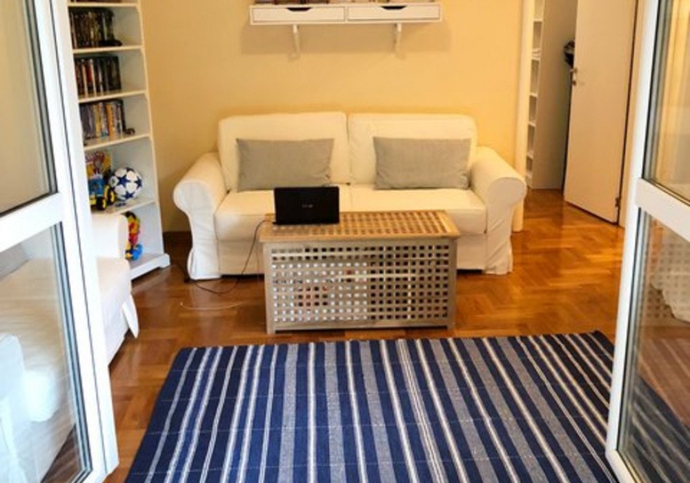 Floor - 2

Area: 60 sq.m., of which:

- living area - 47 sq.m., terrace area 13 sq.m.

Bedrooms: 2

Number of bathrooms: 1

Terraces: 1

The apartment