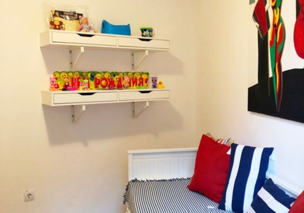 Floor - 2

Area: 60 sq.m., of which:

- living area - 47 sq.m., terrace area 13 sq.m.

Bedrooms: 2

Number of bathrooms: 1

Terraces: 1

The apartment