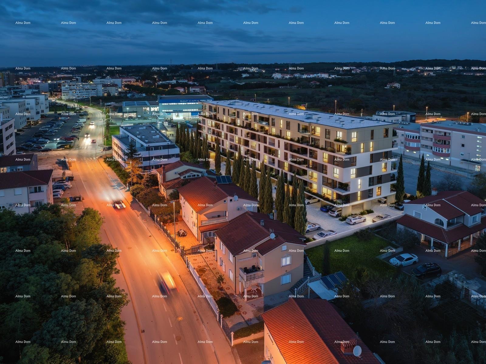 Wohnung Pula, neues Projekt! Mehrfamilienhaus, moderne Gebäude mit Aufzug, nahe dem Zentrum. S53