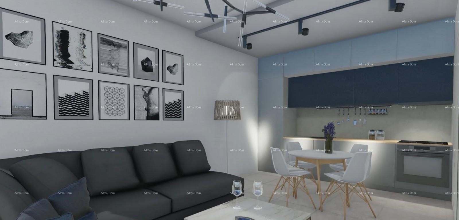 Wohnung Pula, neues Projekt! Mehrfamilienhaus, moderne Gebäude mit Aufzug, nahe dem Zentrum. S53