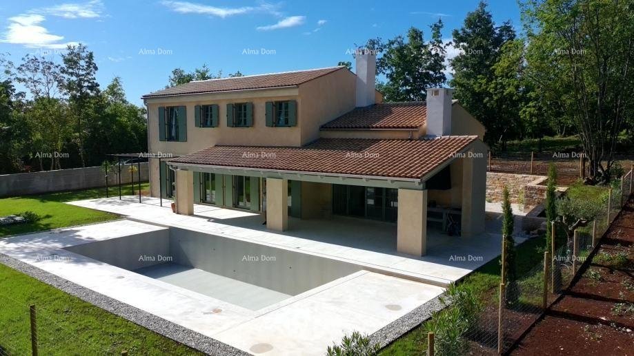 Haus Gračišće, neue Villa im mediterranen Stil gebaut 