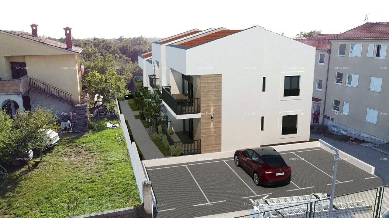 Wohnung ŽMINJ – Moderne Wohnung im ersten Stock mit Terrasse (Wohnung E)