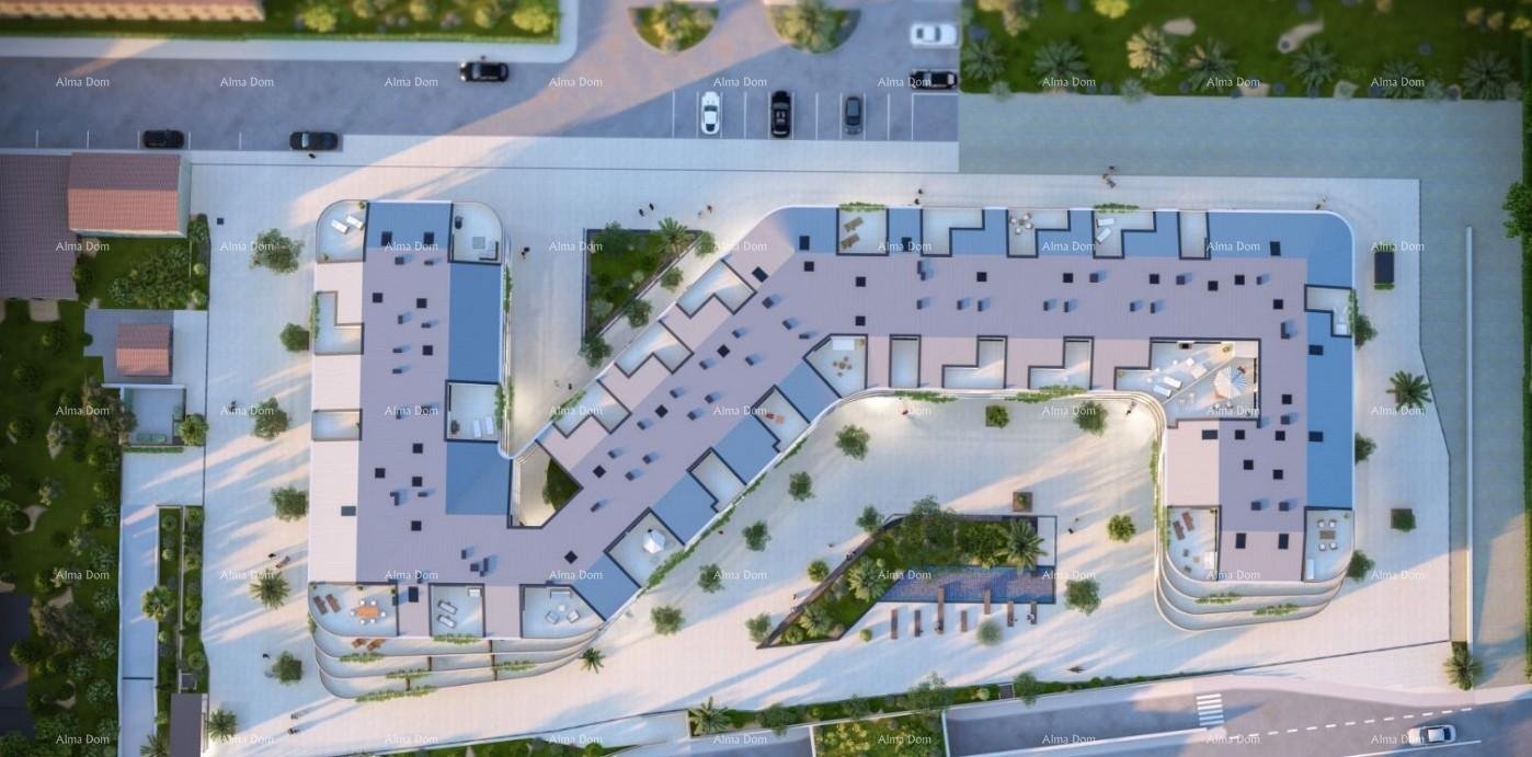 Wohnung Poreč - Verkauf einer Wohnung in einem modernen Geschäfts- und Wohnkomplex. S29