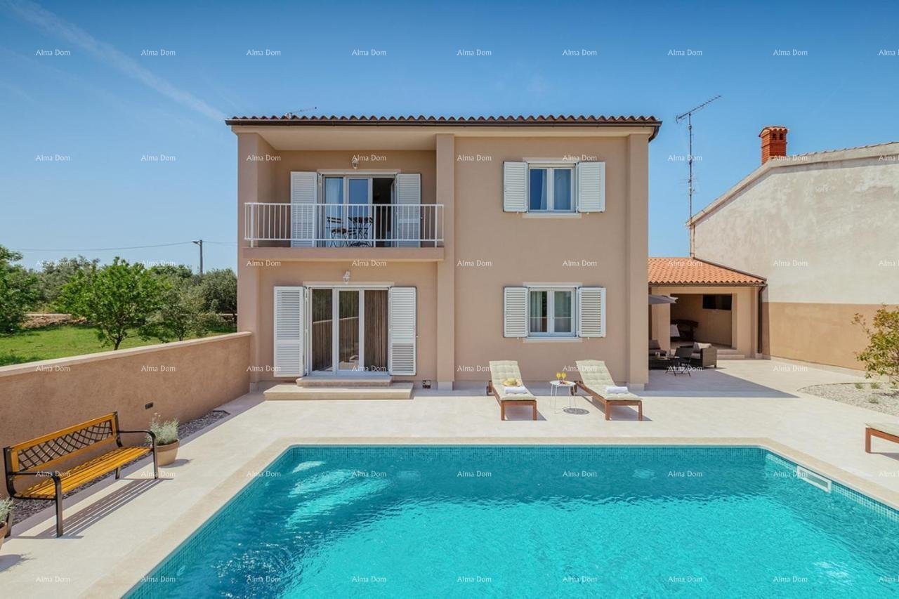 Haus Neu! Eine wunderschöne Villa in der Nähe von Pula.Štinjan.