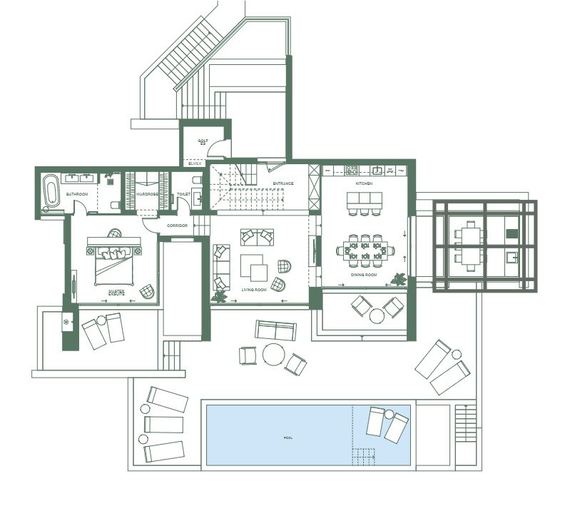 LOCATION 
Spectacular golf residences on the Montenegro coast
The Villa is located in an exclusive new hillside golf neighbourhood that includes Monte