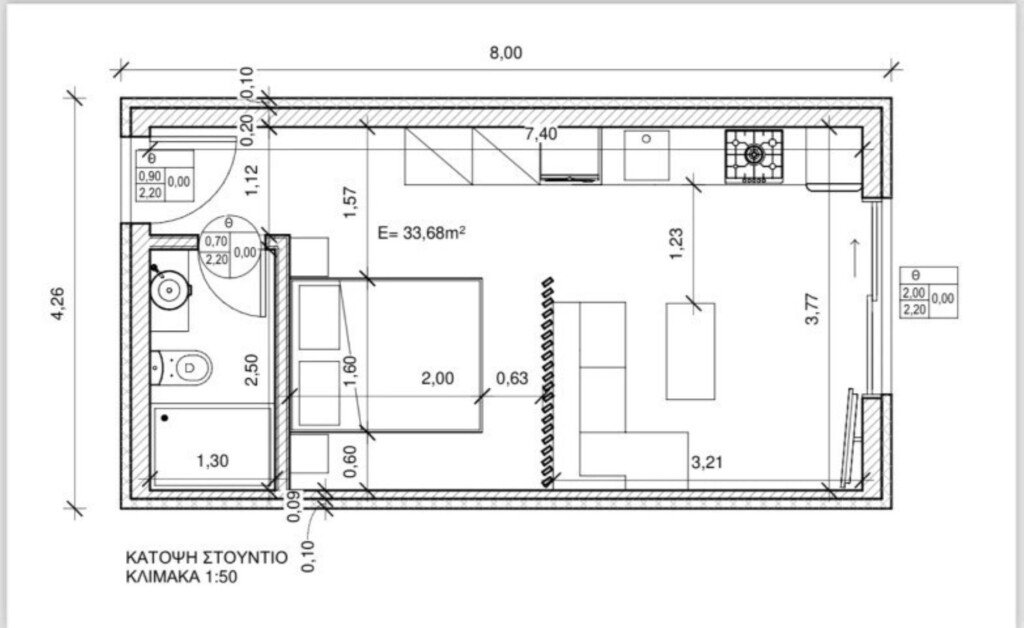 Verkauf Wohnung 35 m² in Chalkidiki