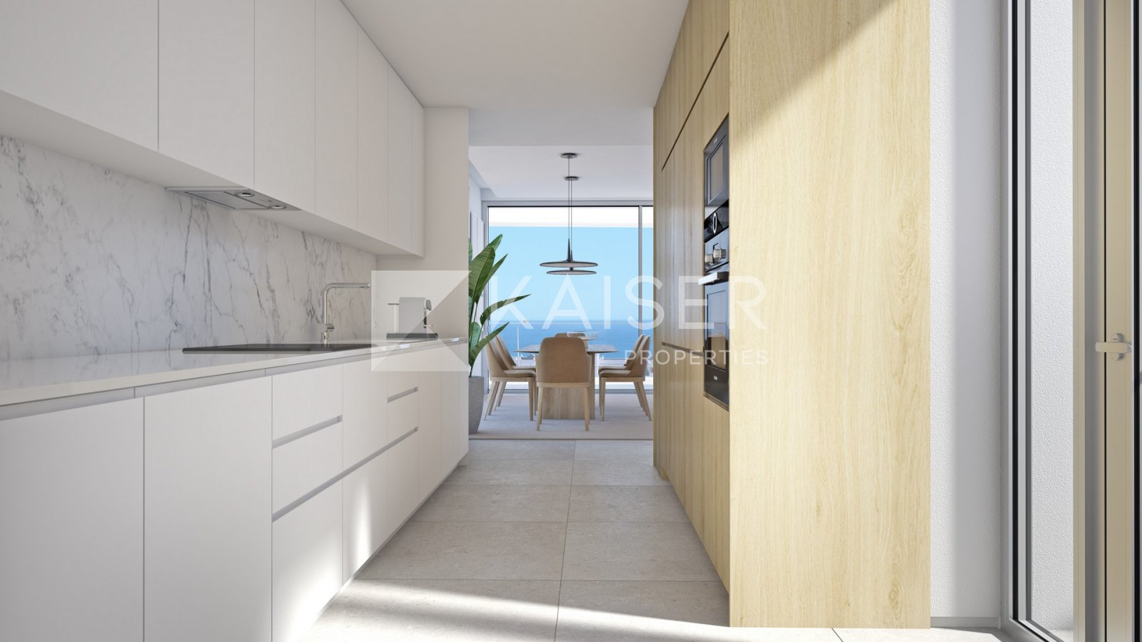 Diese prächtige, brandneue Villa mit Swimmingpool, Garage/Keller und wirklich atemberaubendem Meerblick befindet sich derzeit im Bau und bietet eine p