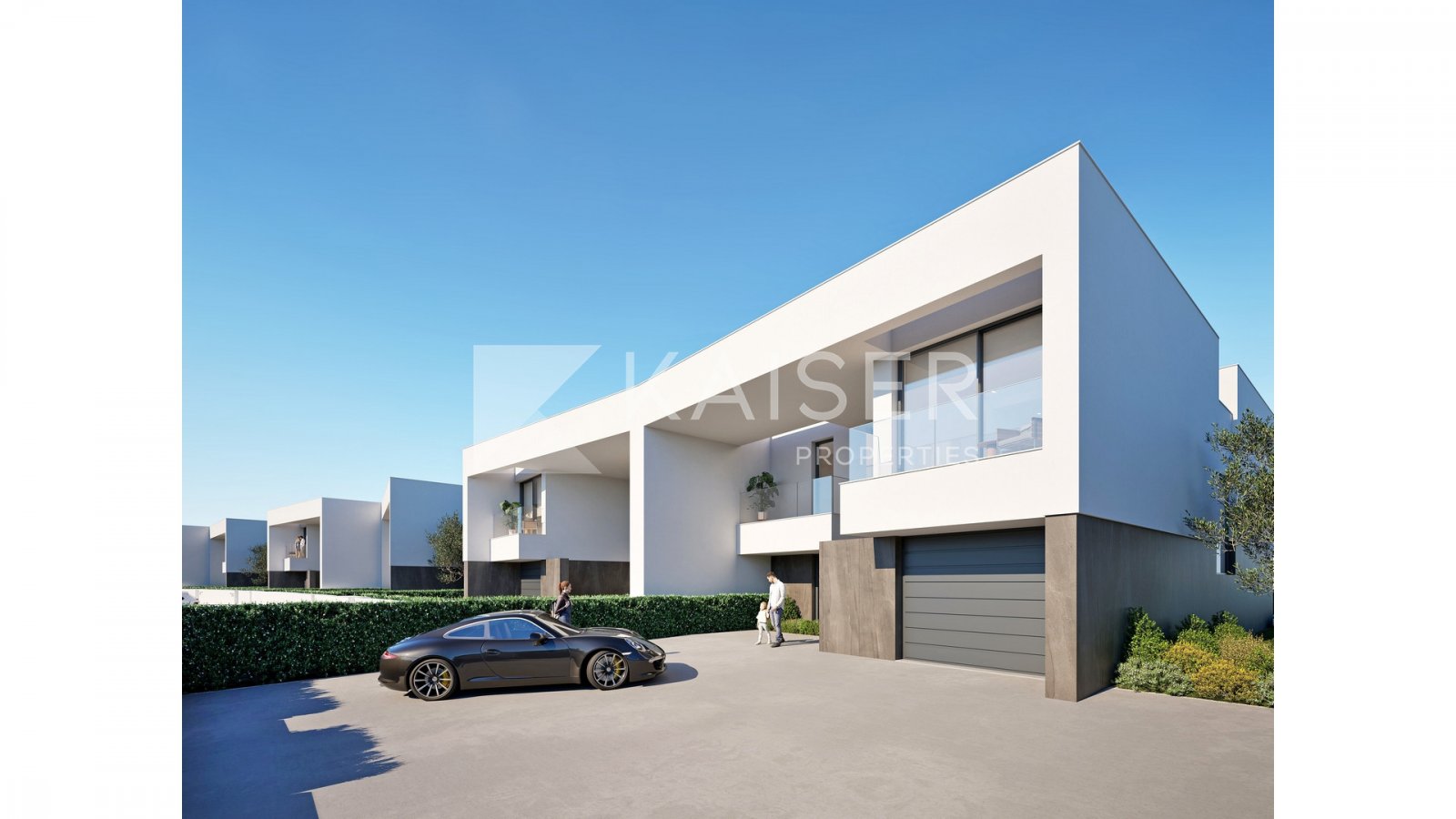 Diese prestigeträchtige, brandneue Villa im Bau mit Swimmingpool, Garage und wirklich unglaublichem, einmaligem Meerblick bietet eine privilegierte La