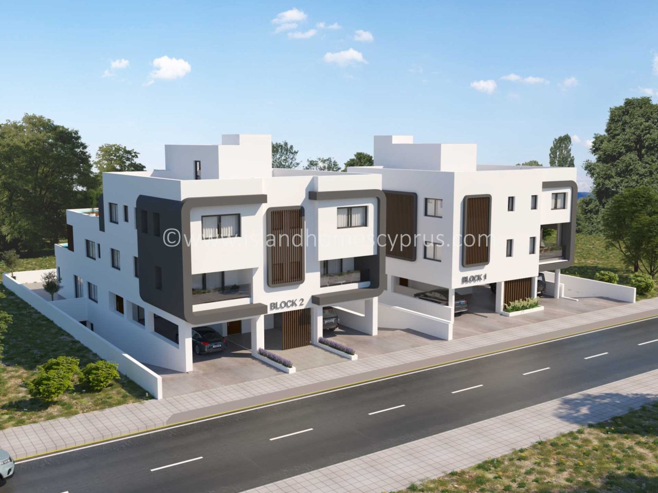 3 Bedroom, 2 bathroom, ground floor NEW BUILD apartment, with large terrace in traditional village location of Deryneia - XND101DP<br /><br />This bea