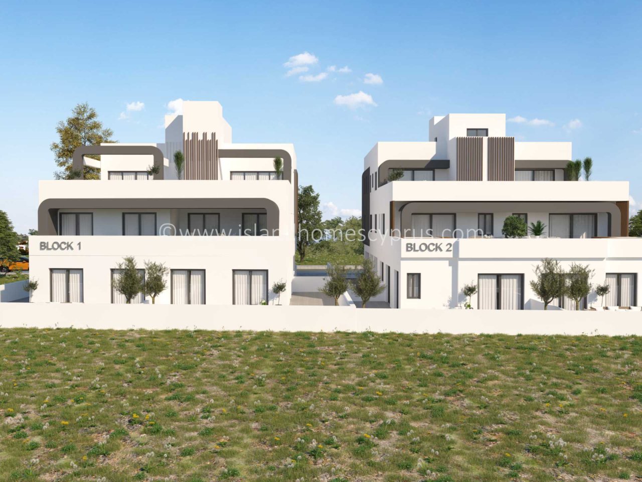 3 Bedroom, 2 bathroom, ground floor NEW BUILD apartment, with large terrace in traditional village location of Deryneia - XND101DP<br /><br />This bea