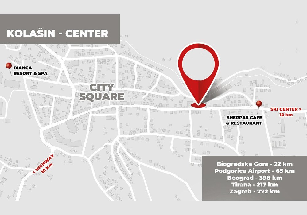 Ski resort Kolasin. A new complex in a modern Alpine style.

Putting into operation - 01.12.2023.

The Buyer is exempt from paying the state real esta