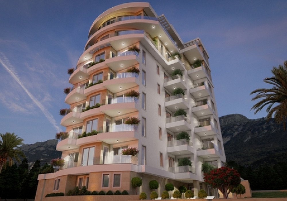 Budva Riviera, Becici district. Apartments in a new elegant residential complex with a swimming pool

Distance to the sea 350m

Sea view

The apartmen