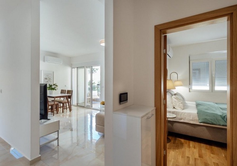 Boka Kotor Bay, Baoshichi district.  The apartment is in a new residential complex.

In each house of the complex, there are only 10 luxury apartments