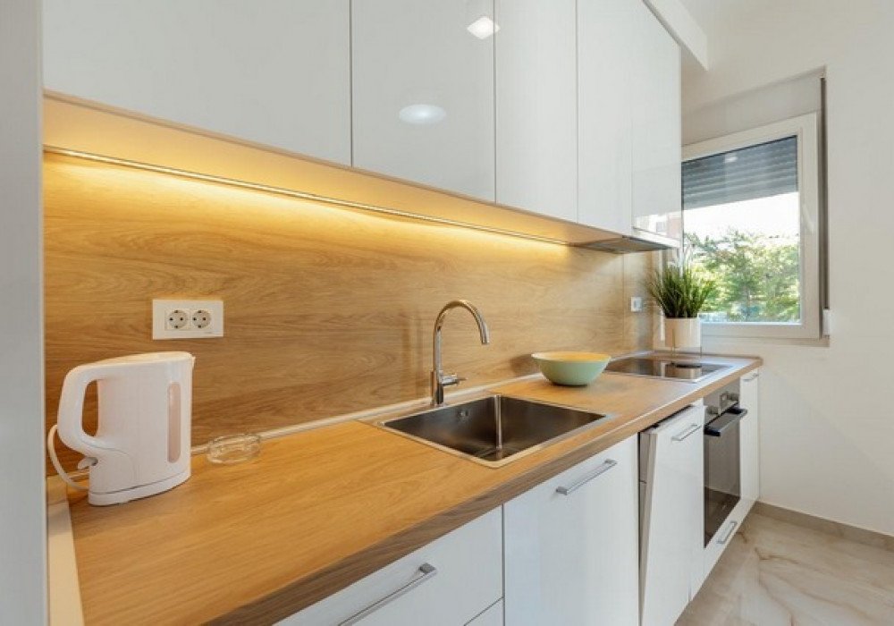 Boka Kotor Bay, Baoshichi district.  The apartment is in a new residential complex.

In each house of the complex, there are only 10 luxury apartments