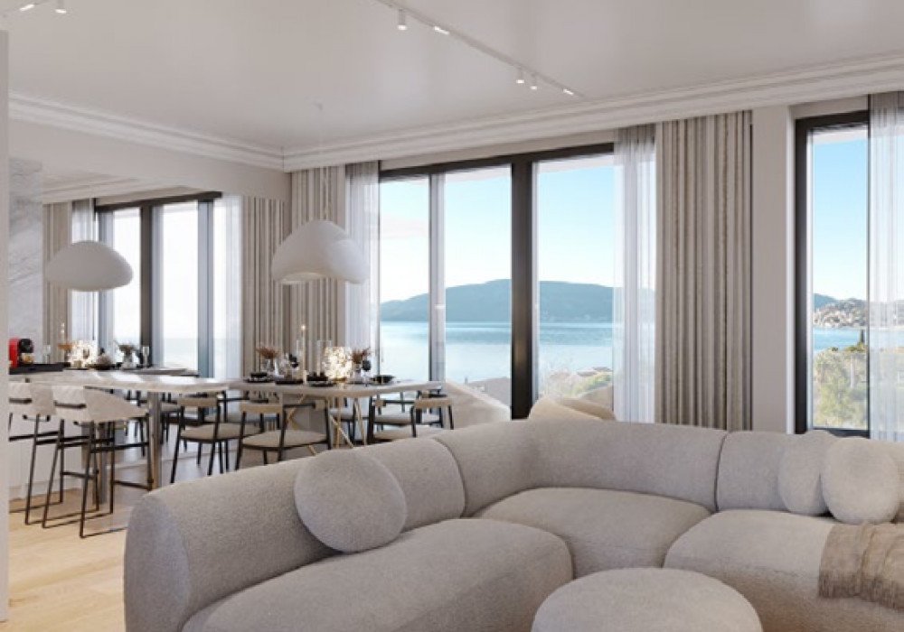 Description
The Tivat Riviera. Radanovichi district. New apartments in a convenient location
The distance to the sea is 3 km.
View – of the surroundin