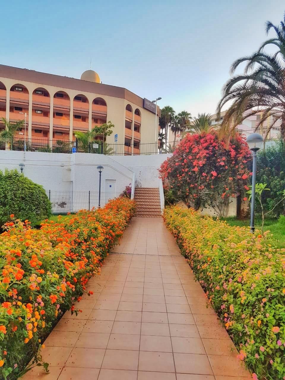 Luxurious and elegant Apartment, completely renovated, with stunning views to the sea.
It is located in the heart of Playa del Inglés, a few meters f